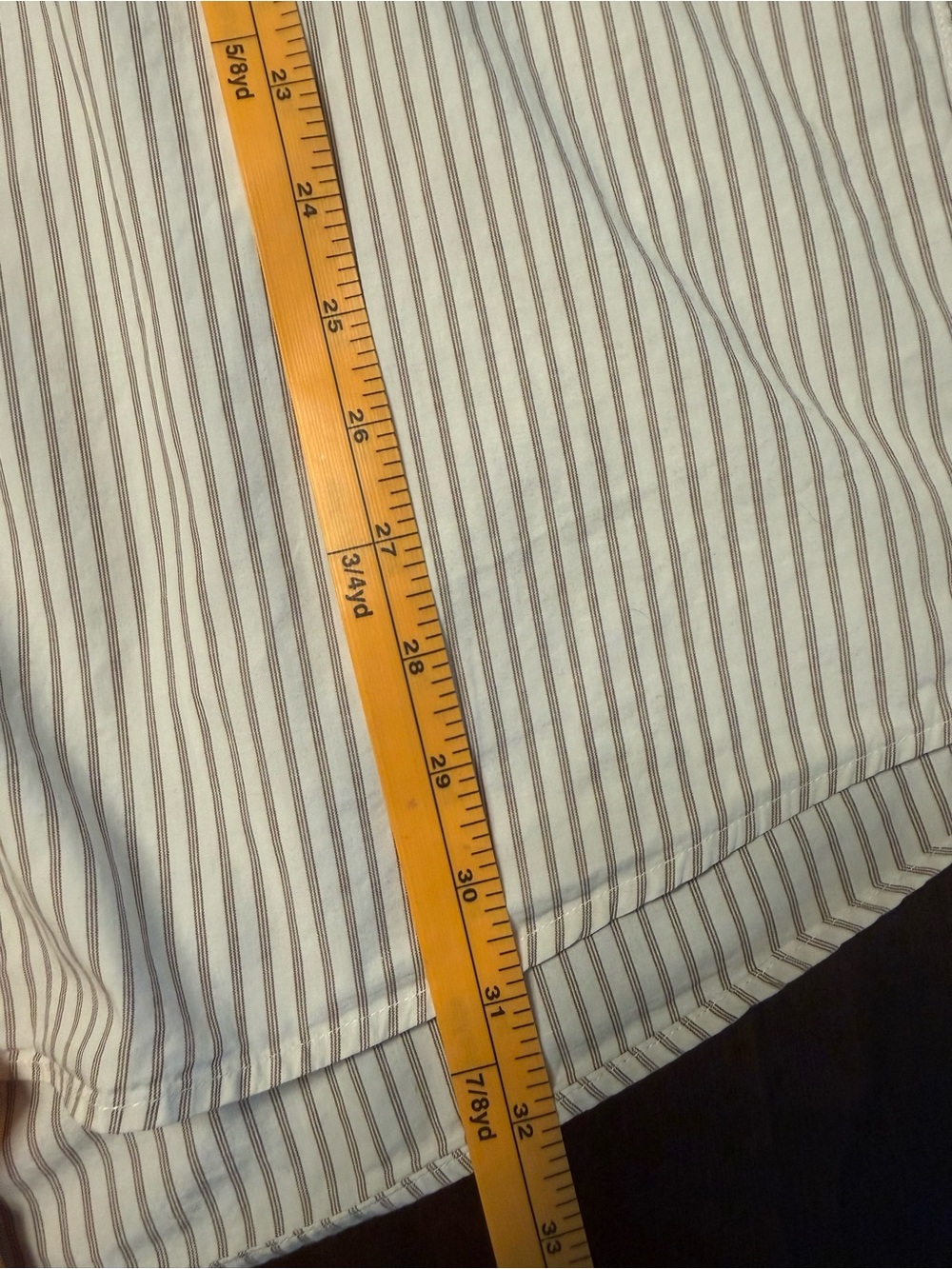Vtg Tommy Hilfiger Mens Large 16 1/2 - 35 Short Sleeve Button Down Striped Shirt - Picture 13 of 13